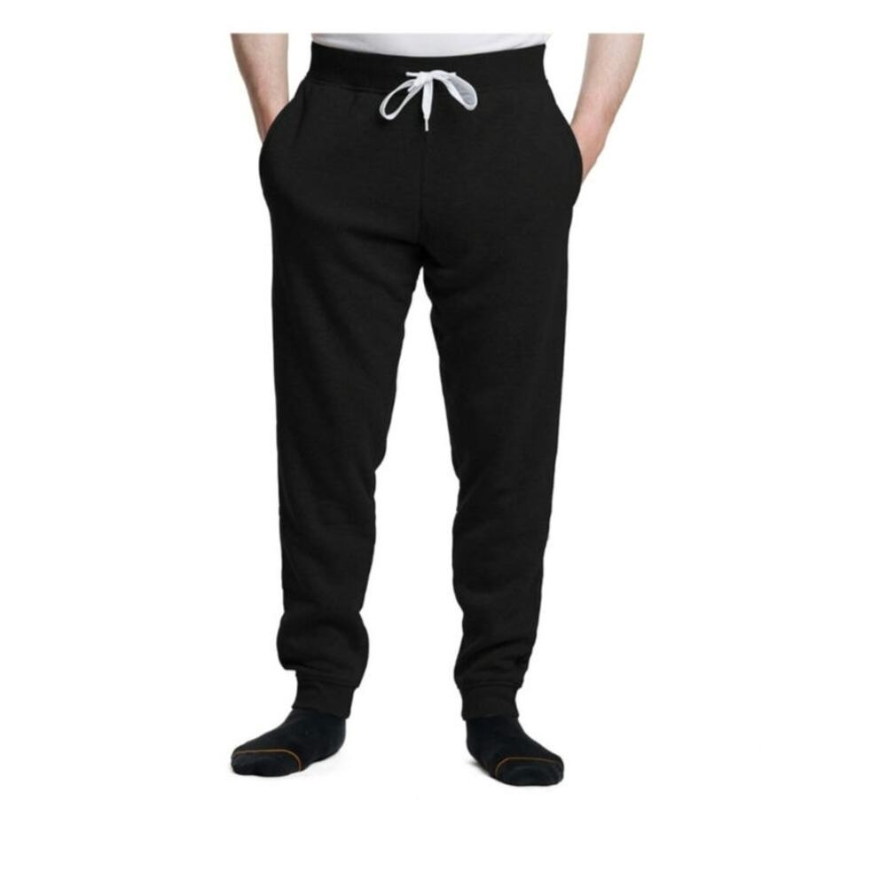 Premium Wear Men’s Size L-XL Black Jogger Sweatpants Lightweight Super Soft